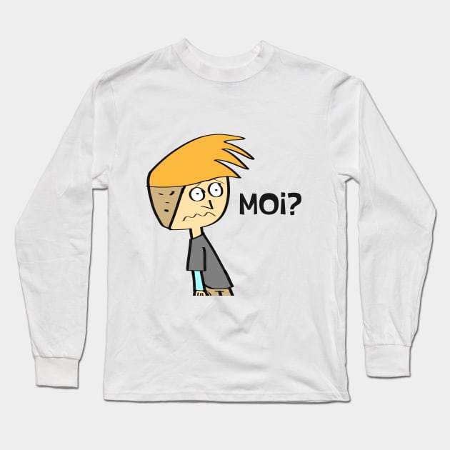 Moi T-shirt Long Sleeve T-Shirt by MAVOMULLER